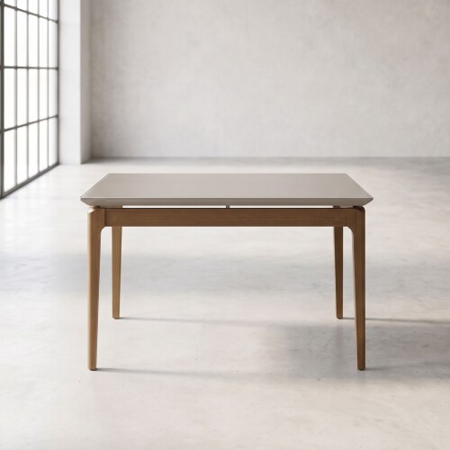 Mesa de Comedor Rectangular Linea Manhattan Blanco/Natural Mesa de Comedor Rectangular Linea Manhattan Blanco/Natural