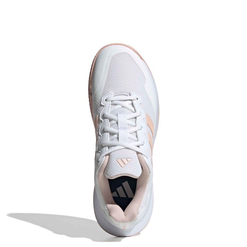 Championes de Mujer Adidas Game Court 2 Blanco - Rosado