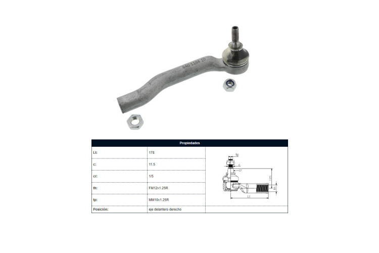 Puntero Nissan Versa/March/Note 11-25 Der Puntero Nissan Versa/March/Note 11-25 Der