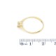 Anillo solitario en oro 18k engarce 6 puntas Anillo solitario en oro 18k engarce 6 puntas