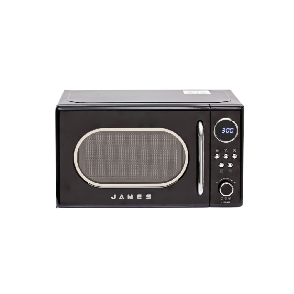 Horno Microondas Retro - Negro- James Horno Microondas Retro - Negro- James