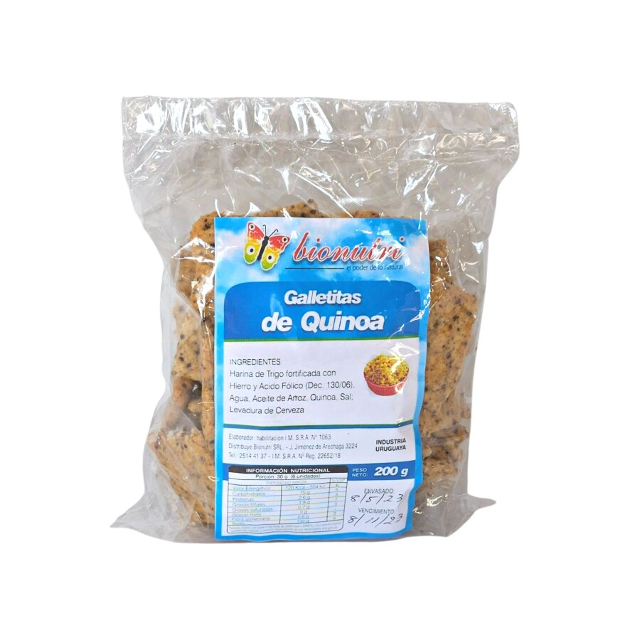 Galletas De Quinoa Bionutri Galletas De Quinoa Bionutri
