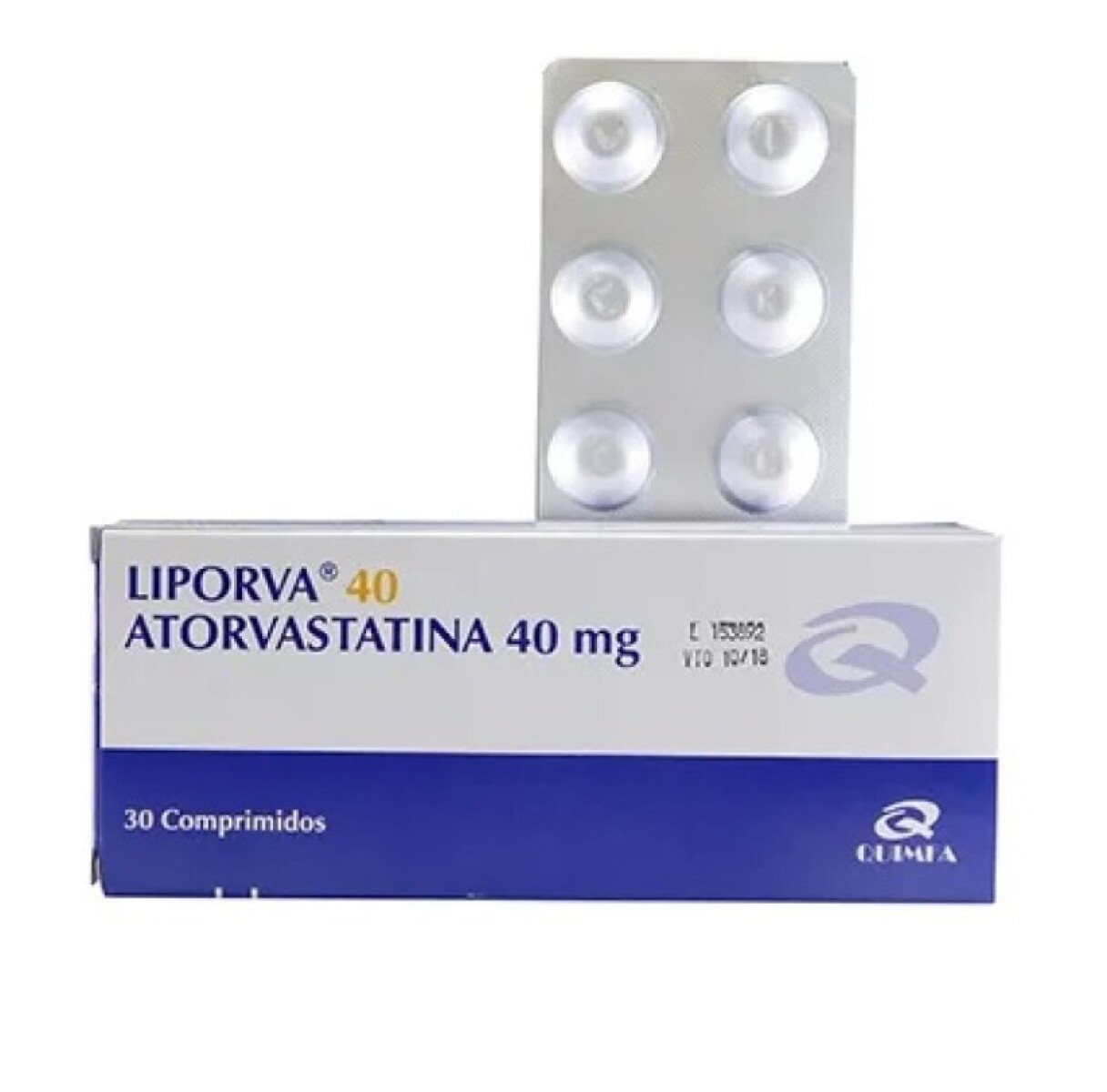 Liporva 40mg 30 Comprimidos 