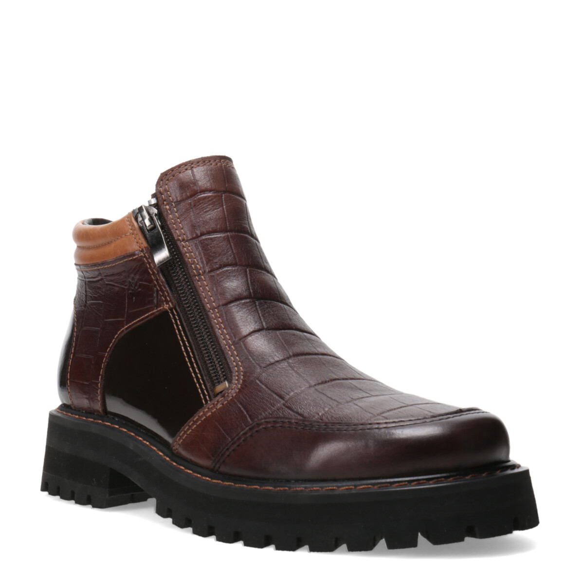Botas de Mujer Lombardino Casual Woman - Marrón Tabaco - Marrón Chocolate 