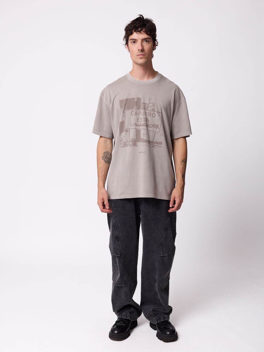 T-SHIRT RAEF DIXIE Taupe