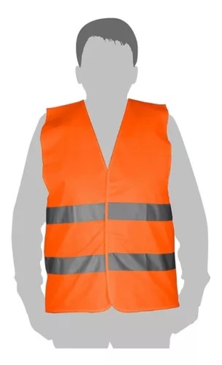 TOLSEN CHALECO REFLECTIVO NARANJA C/BANDAS TALLE XXXL 