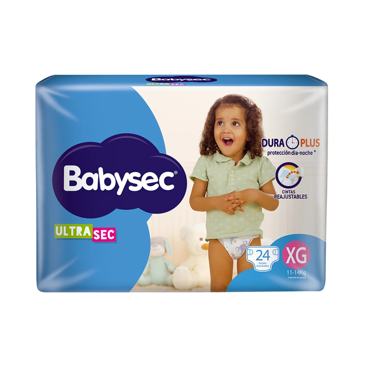 Pañales Babysec Ultrasec Xg X 24 