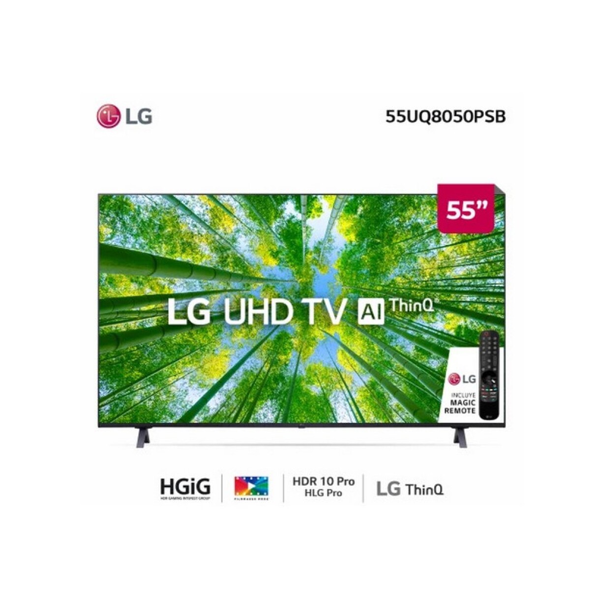 TV LG 55" LED SMART TV UHD 4K 