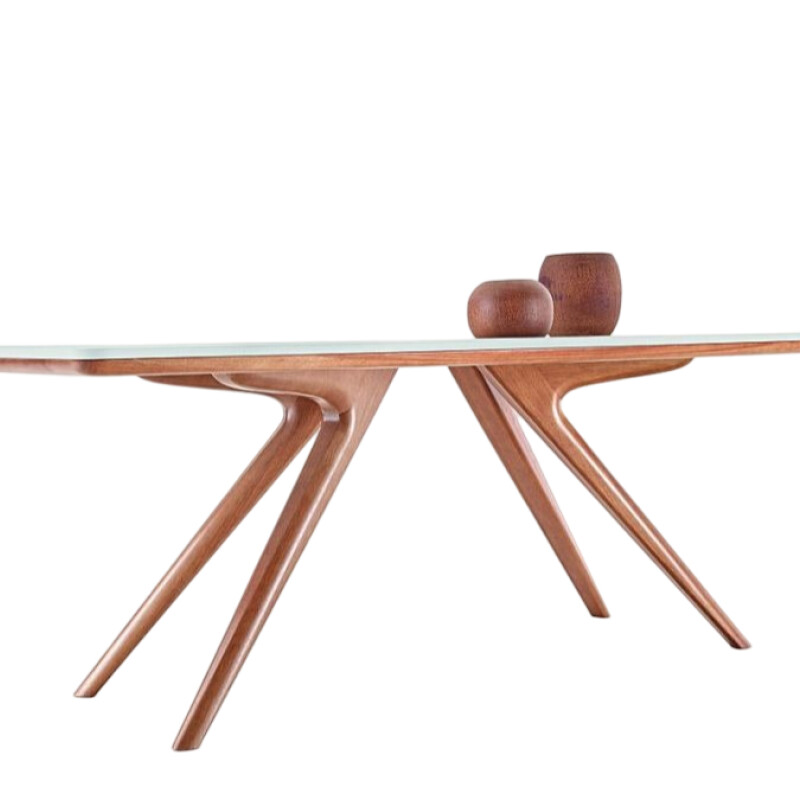 MESA COMEDOR RECTANGULAR KAMEL - BASE MADERA CLARA - TAPA LACA OFF WHITE MESA COMEDOR RECTANGULAR KAMEL - BASE MADERA CLARA - TAPA LACA OFF WHITE