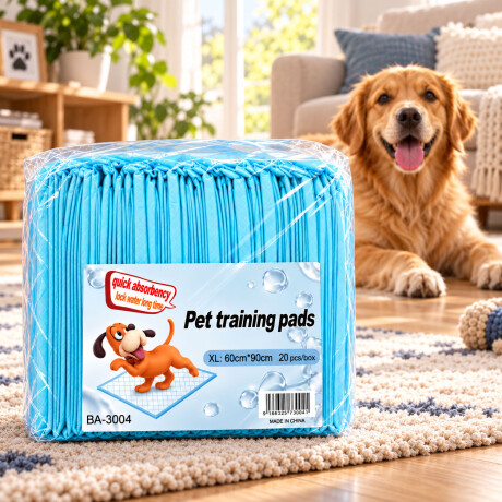 Pañales de Entrenamiento para Mascotas Talle XL 20 Unidades Celeste