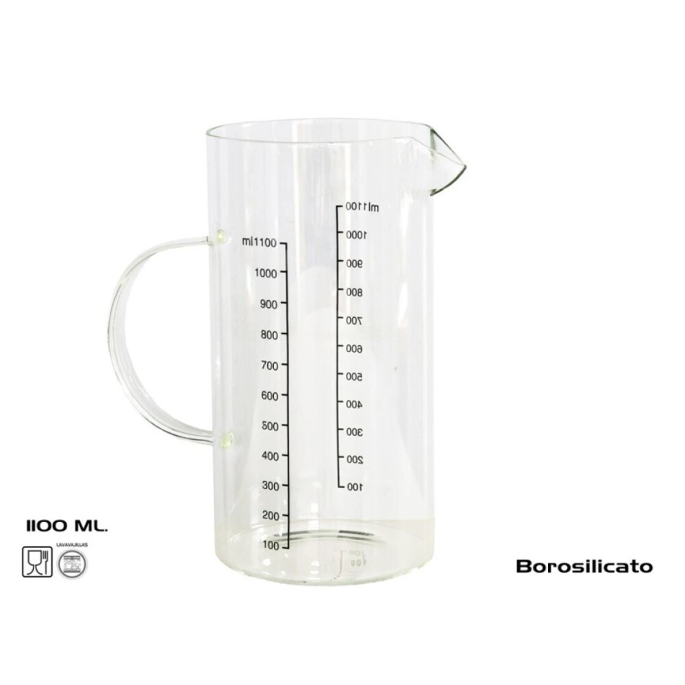 Jarra Medidora de Borosilicato 1100 ml JARRA BORO. MEDIDORA 1100ML