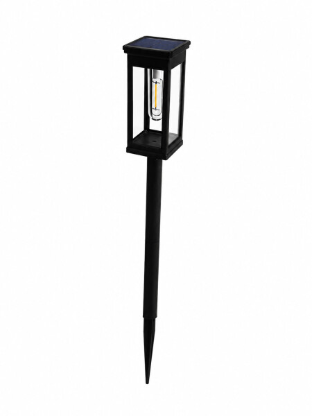 LAMPARA SOLAR PARA JARDIN NEGRO