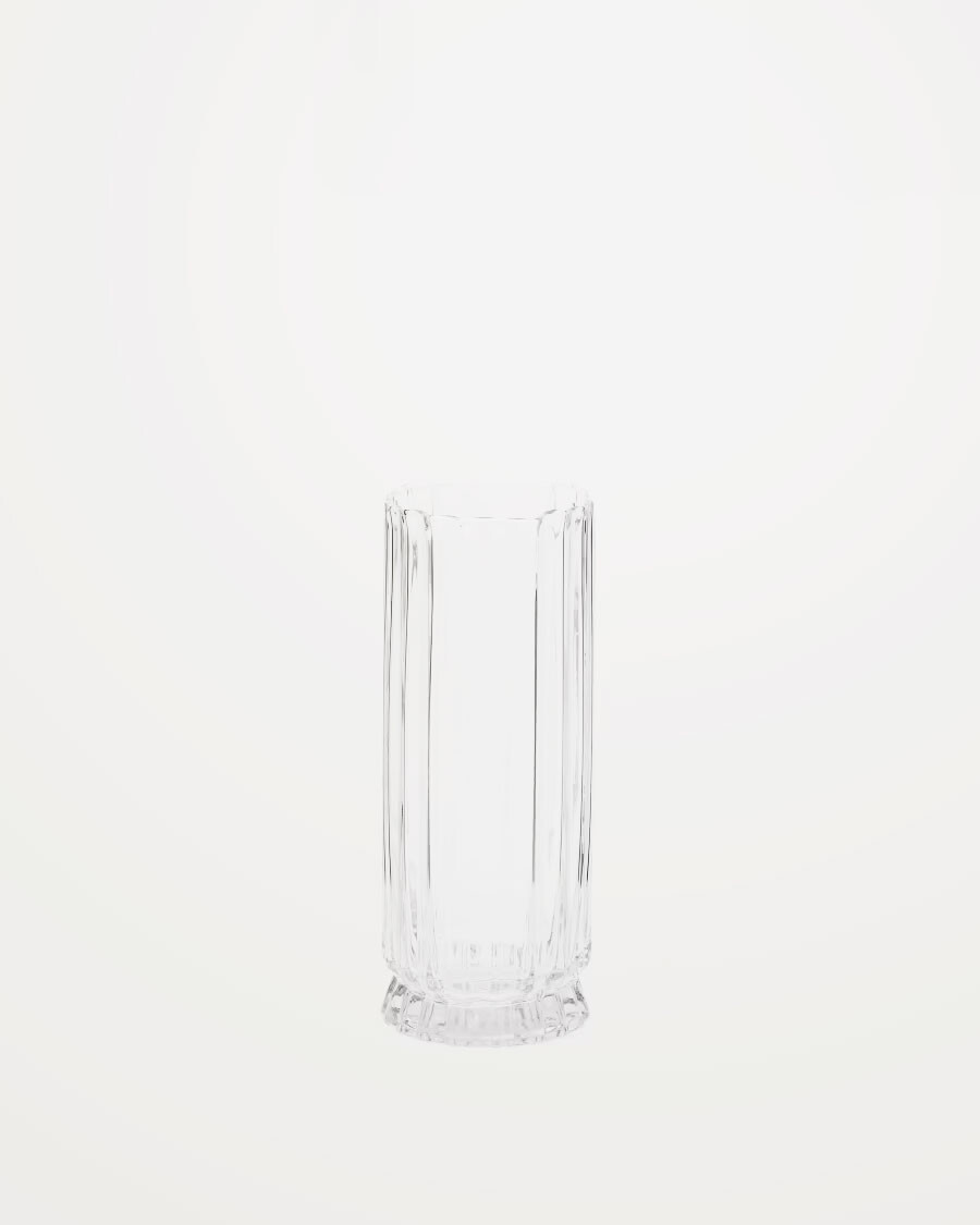 Jarrón Neblan de vidrio transparente 30 cm Jarrón Neblan de vidrio transparente 30 cm