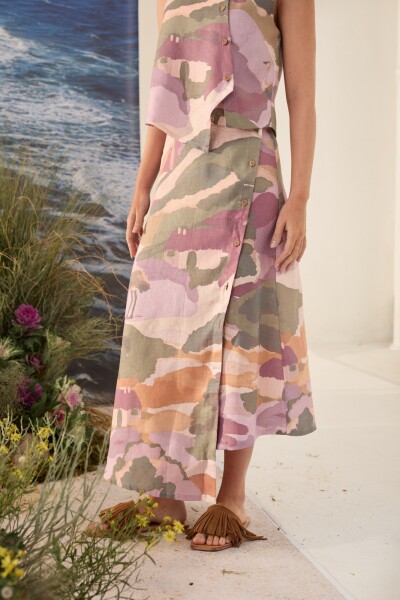 PRE VENTA FALDA RAIZ PRINT Tierra