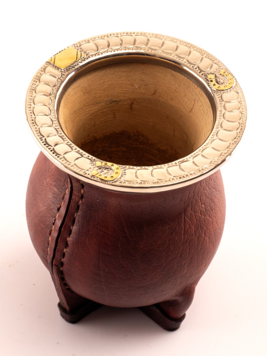 Mate de Alpaca y Bronce - H7 