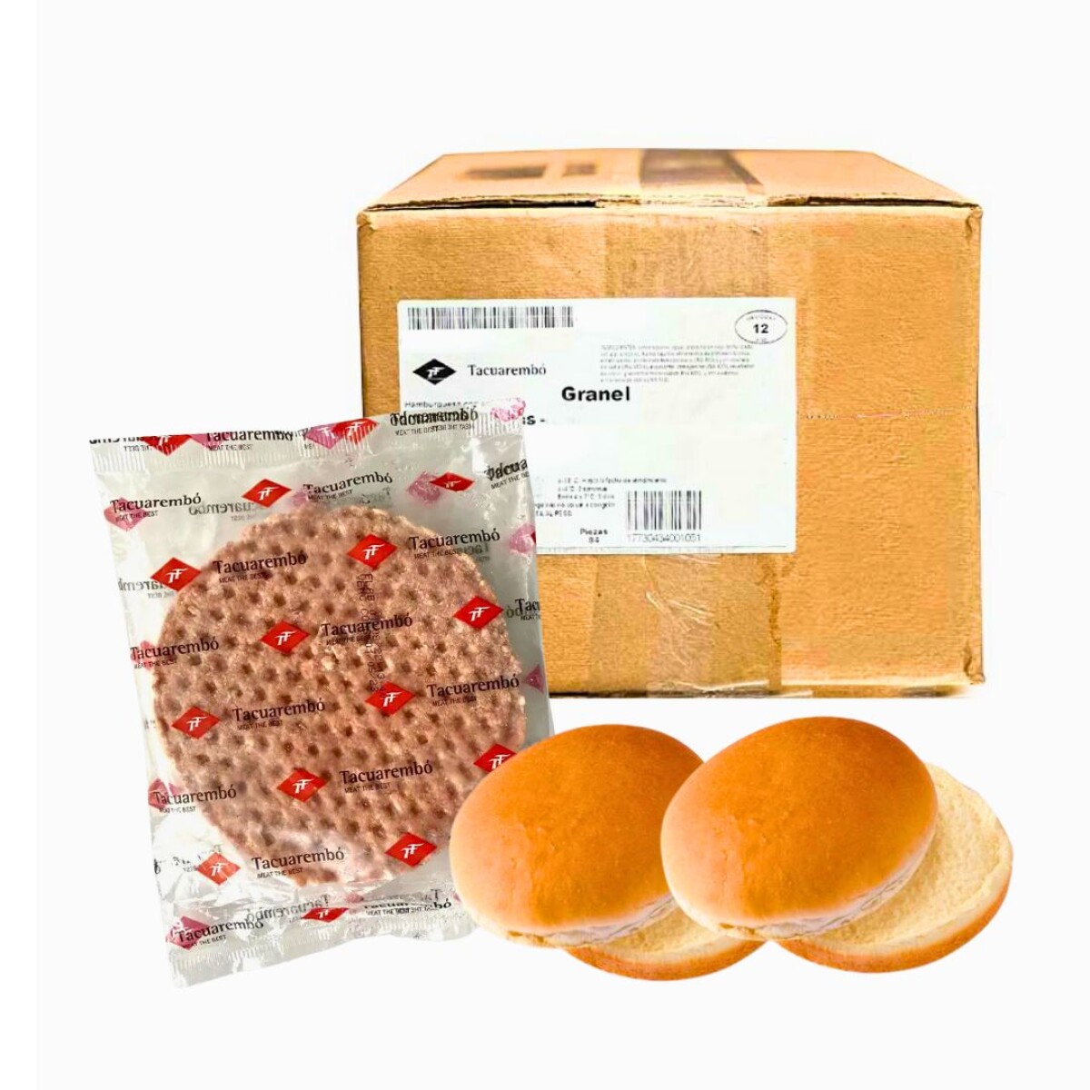 Pack Hamburguesas Baurú y Panes - 60 + 60 Uds. 