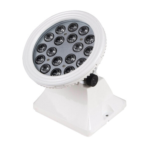 Proyector LED redondo 18P 20W 813LM RGB 10° IP65 TP0091