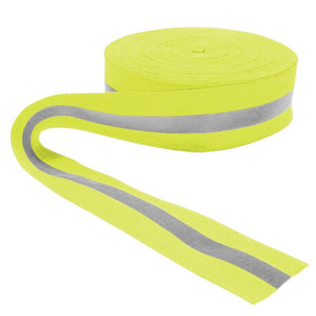 Cinta P/ Marcar Cancha 25mts Elástica Fluor Día/noche Amarillo