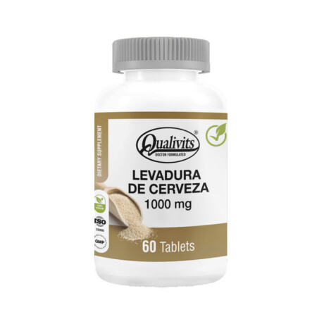 Levadura de Cerveza Qualivit 1000g 60 Tabletas Levadura de Cerveza Qualivit 1000g 60 Tabletas