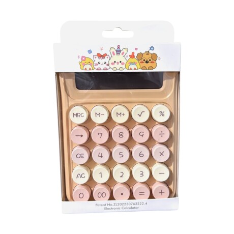 Calculadora Runzon 817 Colores Pastel Beige