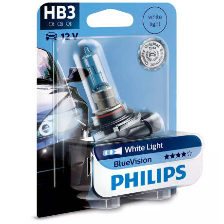 Lampara Philips H7 70w Camión 24v Blue Vision 4000k Nolin