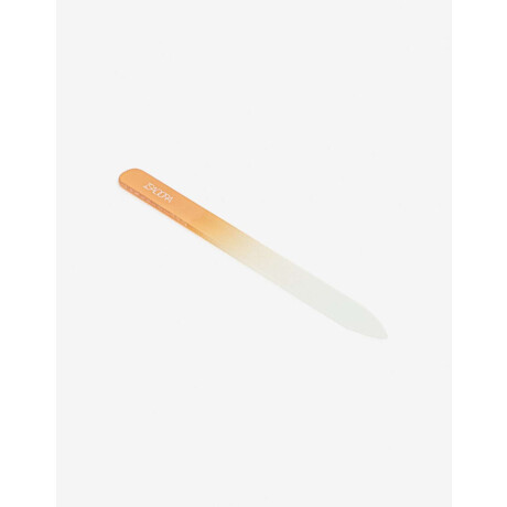 Lima De Vidrio Grande Naranja Claro