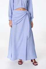 Falda Botanica Celeste