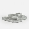 Flat Summer En Efecto Cuero PVC Metalizado
