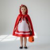 Disfraz Infantil Caperucita- Talle M Rojo