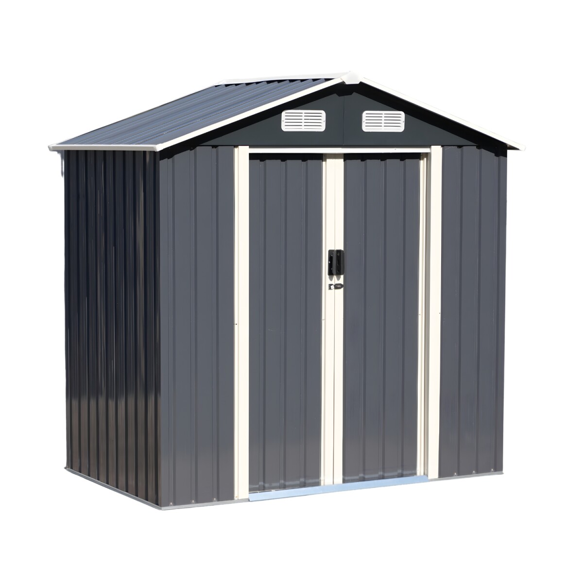 Caseta Galpon Jardin Lumax Hampton Gris Oscuro Caseta Galpón Jardín Lumax Hampton Gris Oscuro 193x121x190 