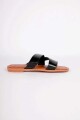 SANDALIA PADDOCK MARSALA Negro