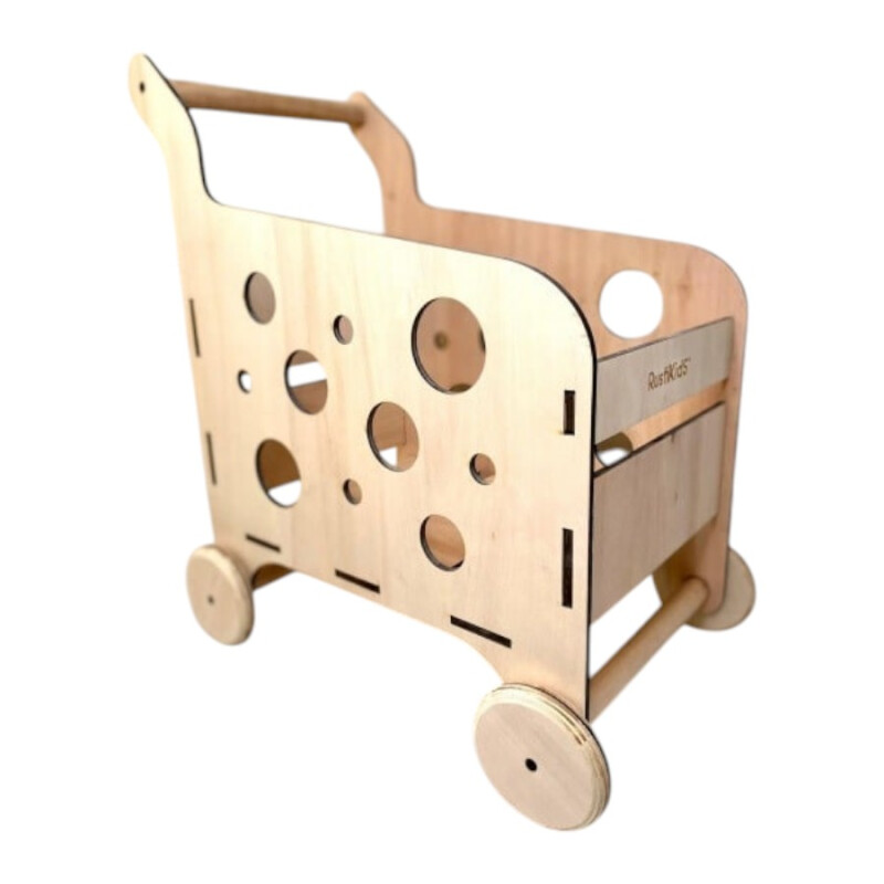 Carrito de Compras de Madera RustiKids Carrito de Compras de Madera RustiKids