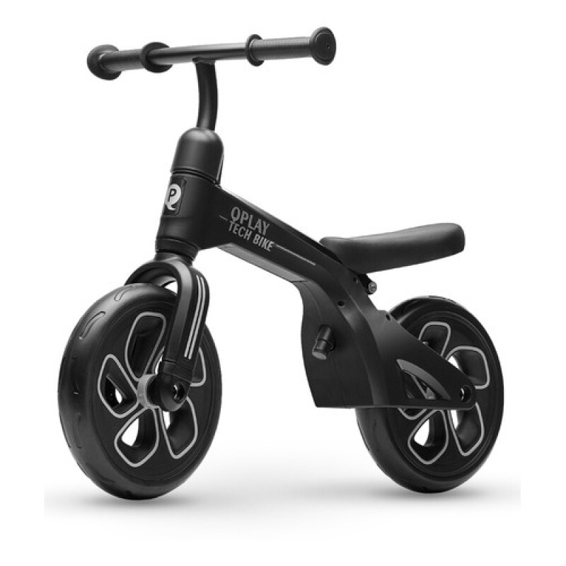 Bicicleta de equilibrio sin pedales Qplay Tech Negra