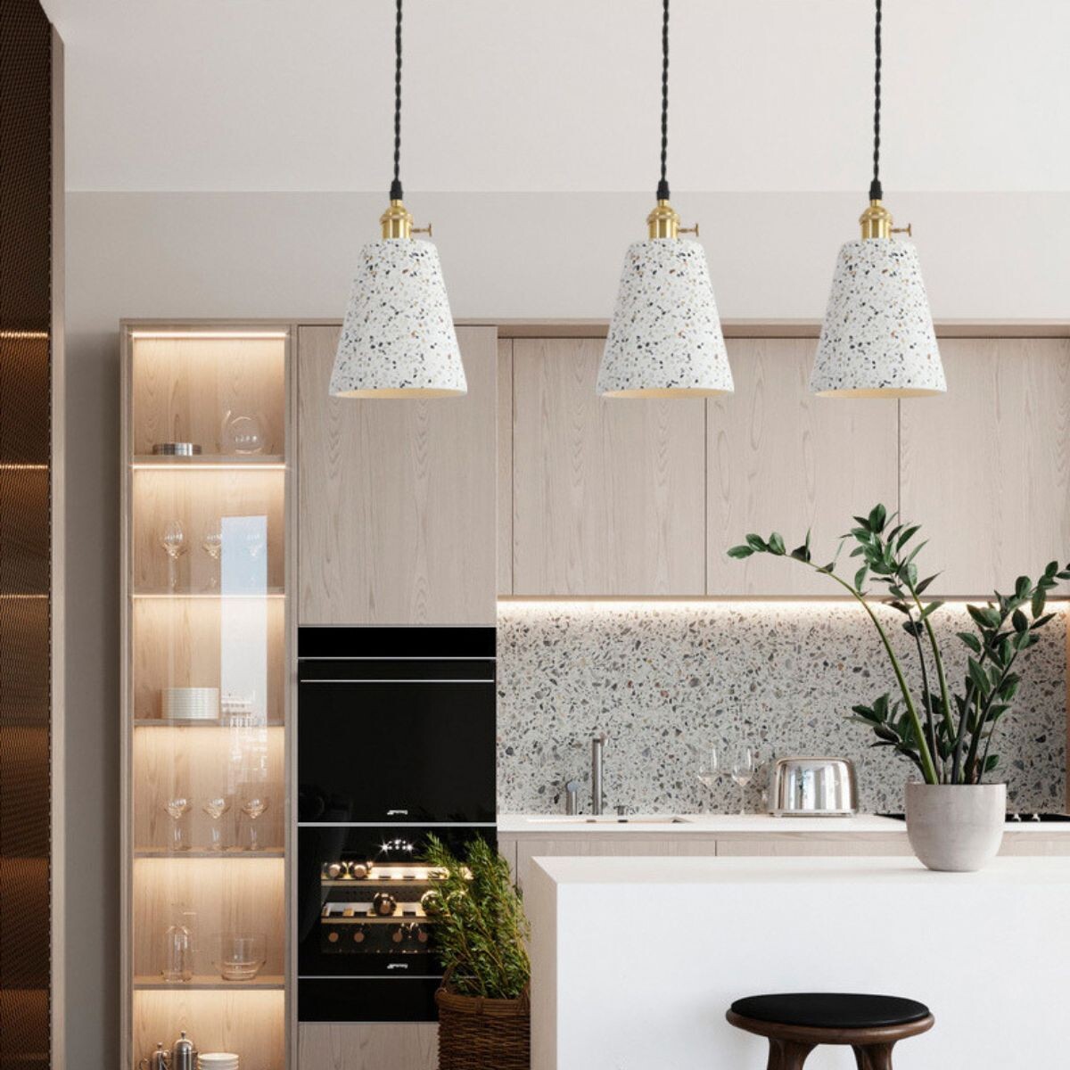 LUMINARIA DE TECHO TERRAZZO LIGHT Blanco 