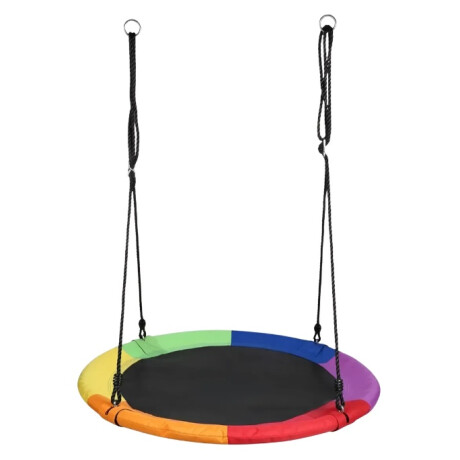 Hamaca De Jardín Base Circular Niños Columpio 1m Multicolor Multicolor