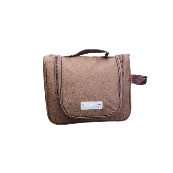 Neceser de Tela para viaje perchita Marron