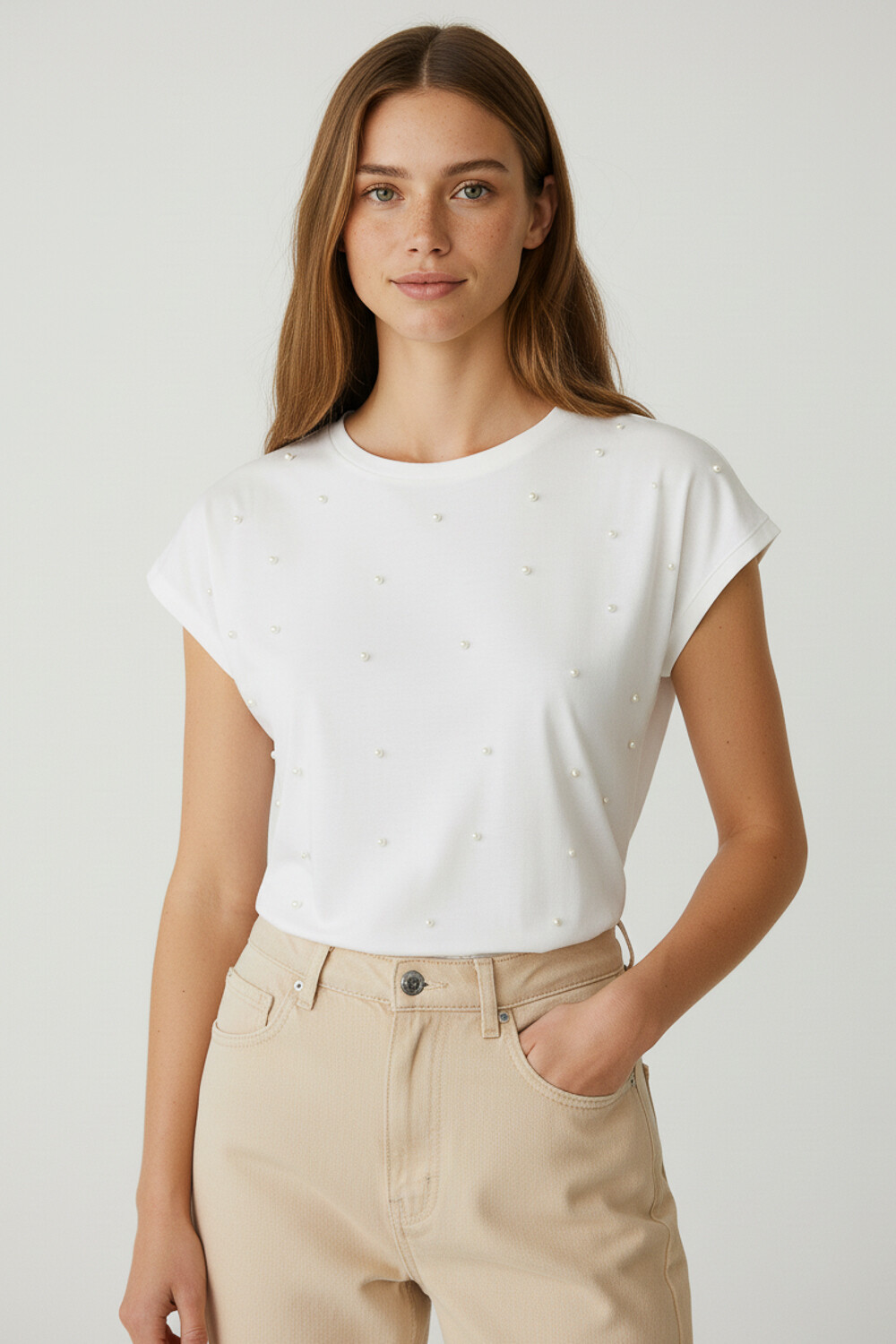 Remera Garmos Marfil / Off White