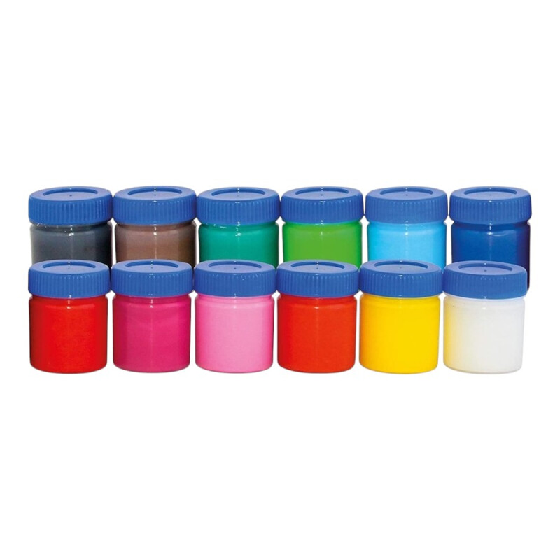 Témperas Giotto Guache 12 Colores x 20 ml Témperas Giotto Guache 12 Colores x 20 ml