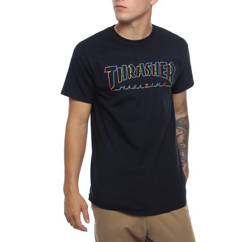 T SHIRT THRASHER Black