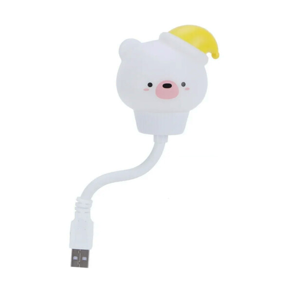 Veladora portátil USB con forma de oso AI9414