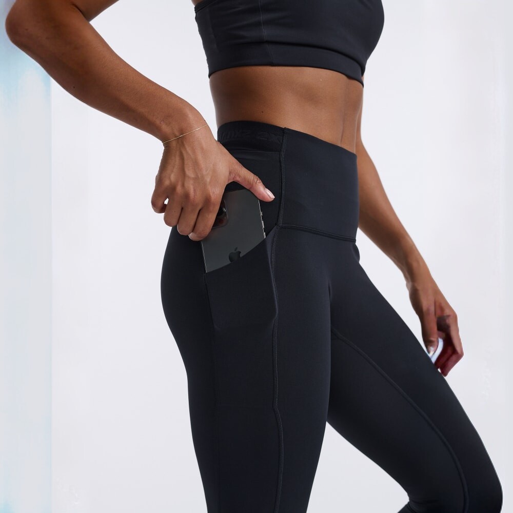 Form Stash Hi-Rise Compression Tights - Mujer Black/black