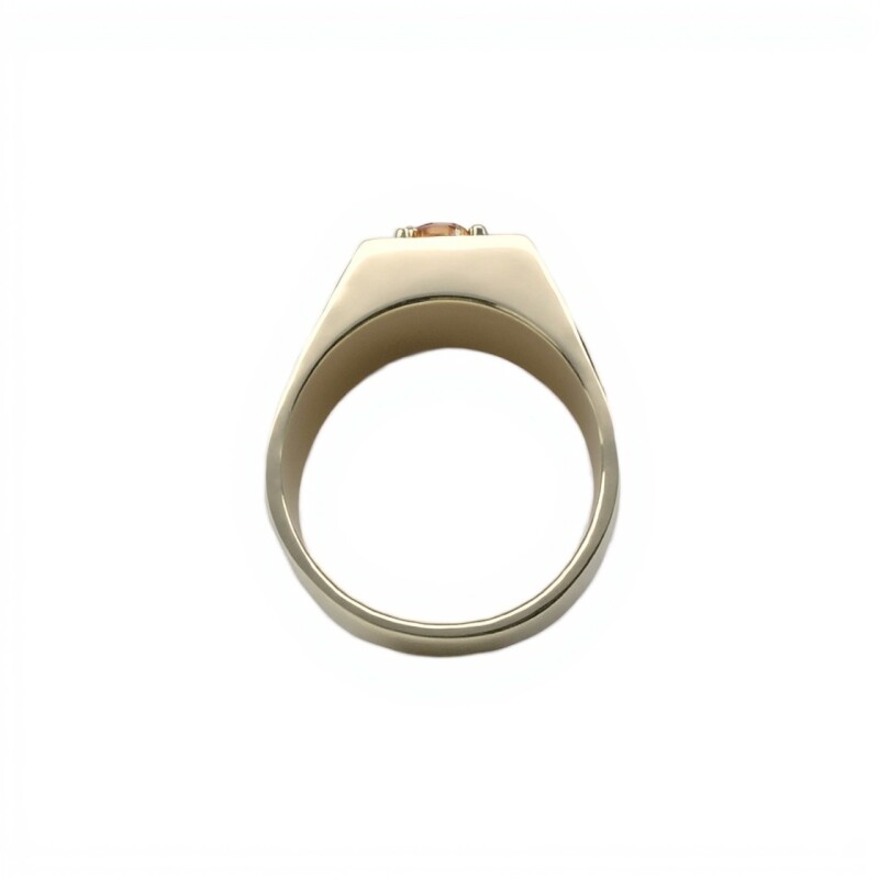 Anillo Mesa-Plata y Oro-Piedra Onix-AN5173 conpiedra