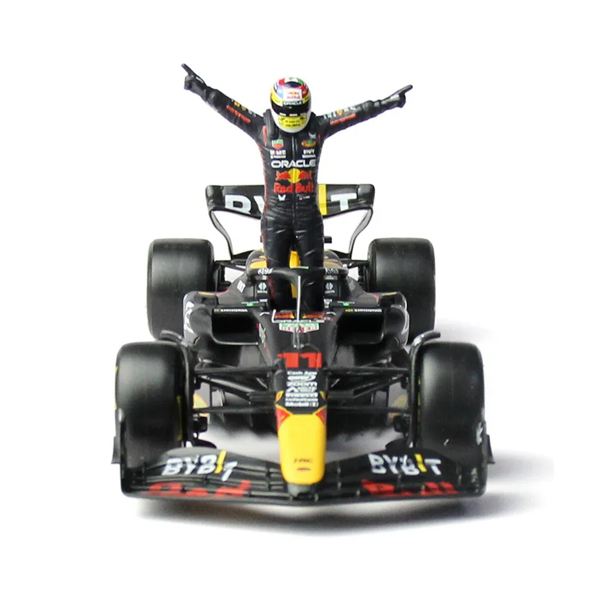 Auto de carreras Oracle Red Bull RB19 Bburago - Sergio Perez 
