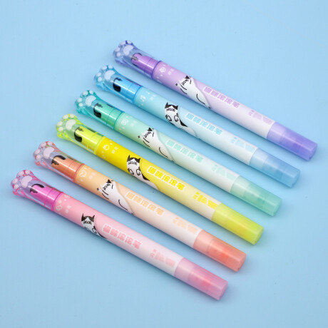 Set 3 Marcadores Roller Paw con Brillantina 001