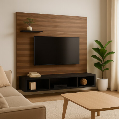 Rack Panel TV Estocolmo Nórdico 32 pulgadas Negro