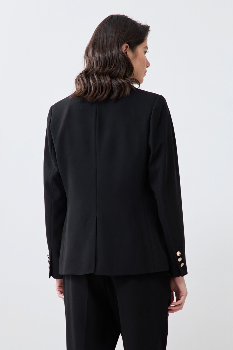 Blazer clásico un botón negro