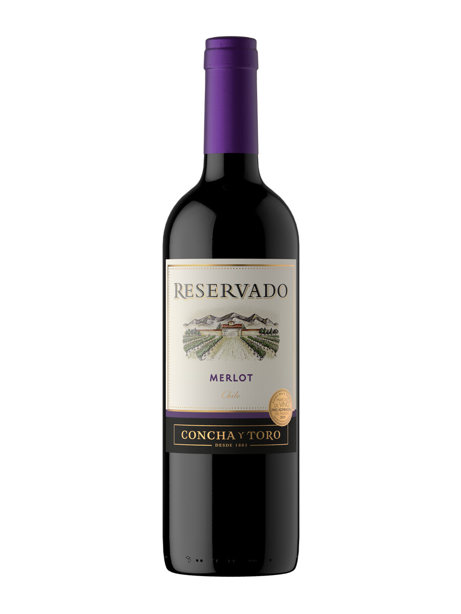 Vino Reservado de Concha y Toro Merlot 750 ml Vino Reservado de Concha y Toro Merlot 750 ml