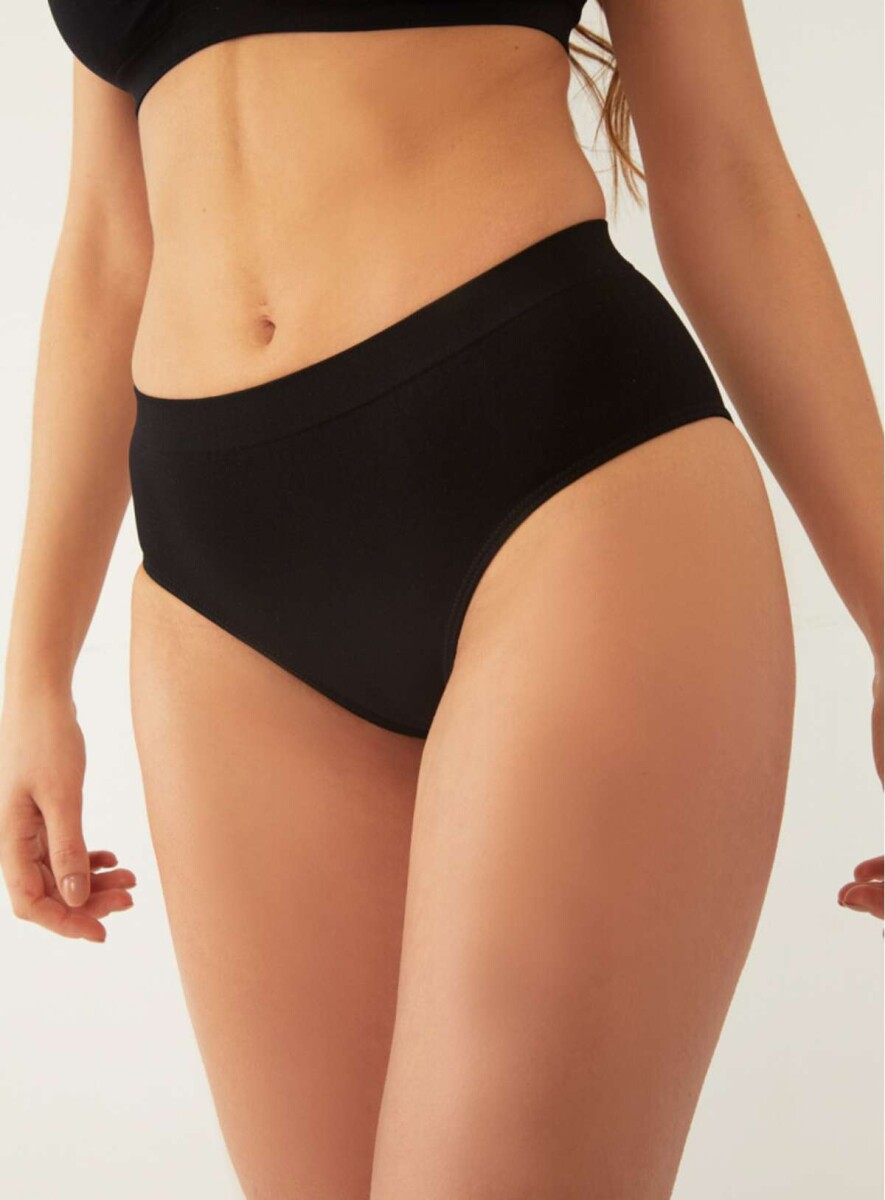 Bikini ancha sin costura - Negro 