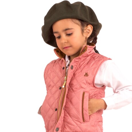 Chaleco Capitoneado de niño Rosa