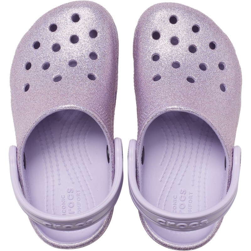 Crocs Classic Glitter Niños Pequeños Violeta